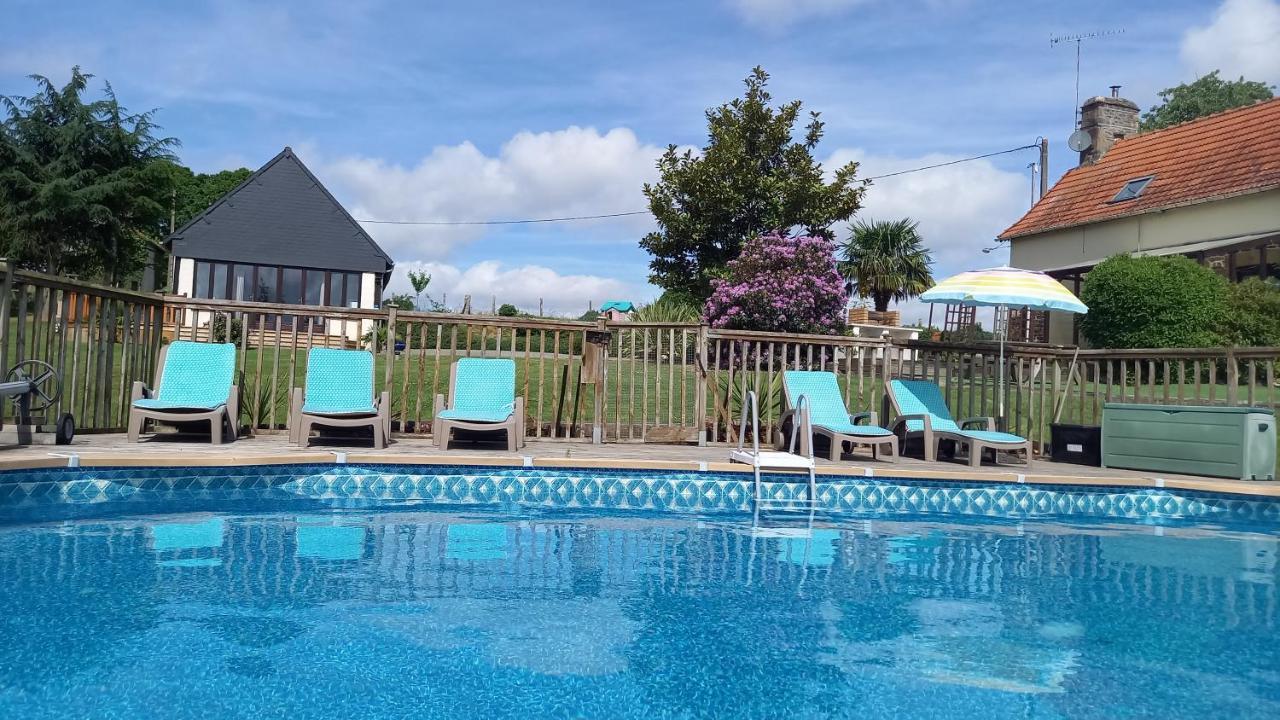 La Gasteboisiere With Swimming Pool And Games Room Le Mesnil-Adelee Exterior foto